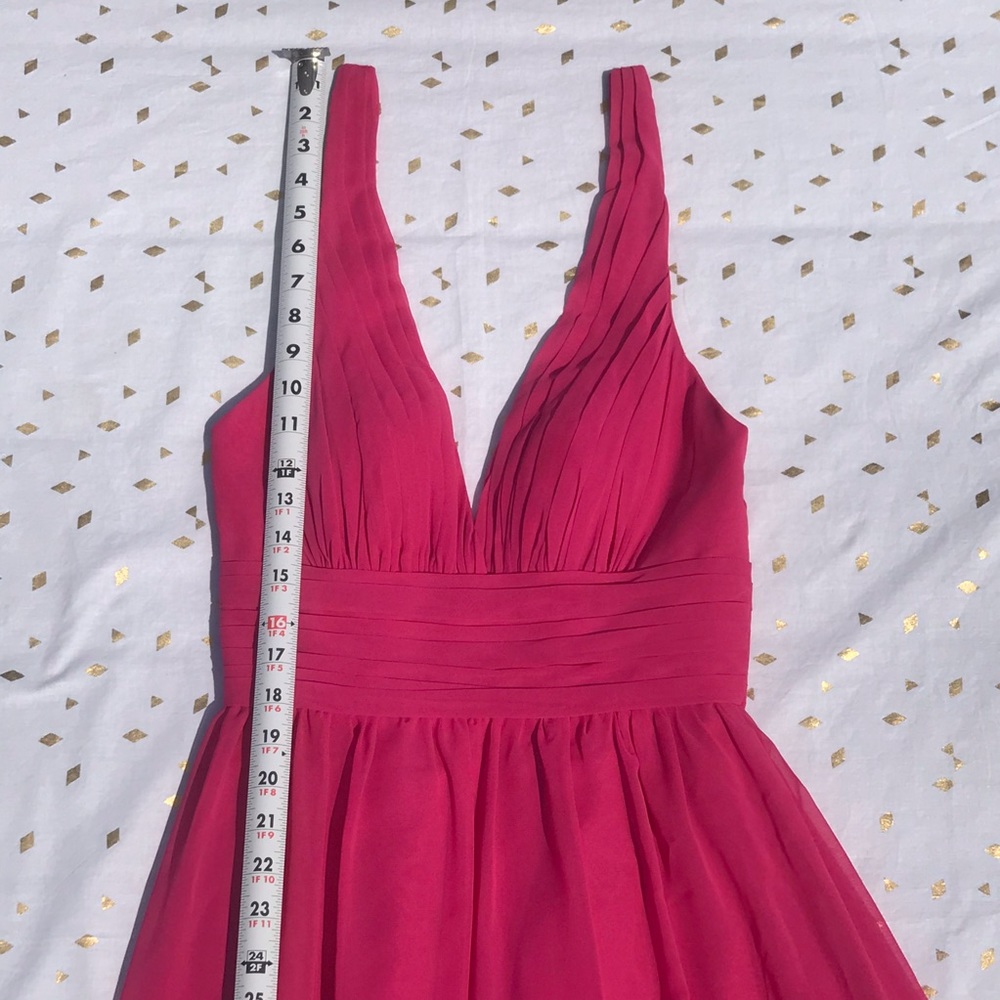 Pink Empire Waist Halter Formal Dress Sz 4 - Picture 5 of 13